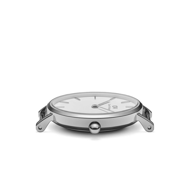 ダニエルウェリントン クラシックペティット ホワイト スターリング シルバー 28mm 商品詳細画像