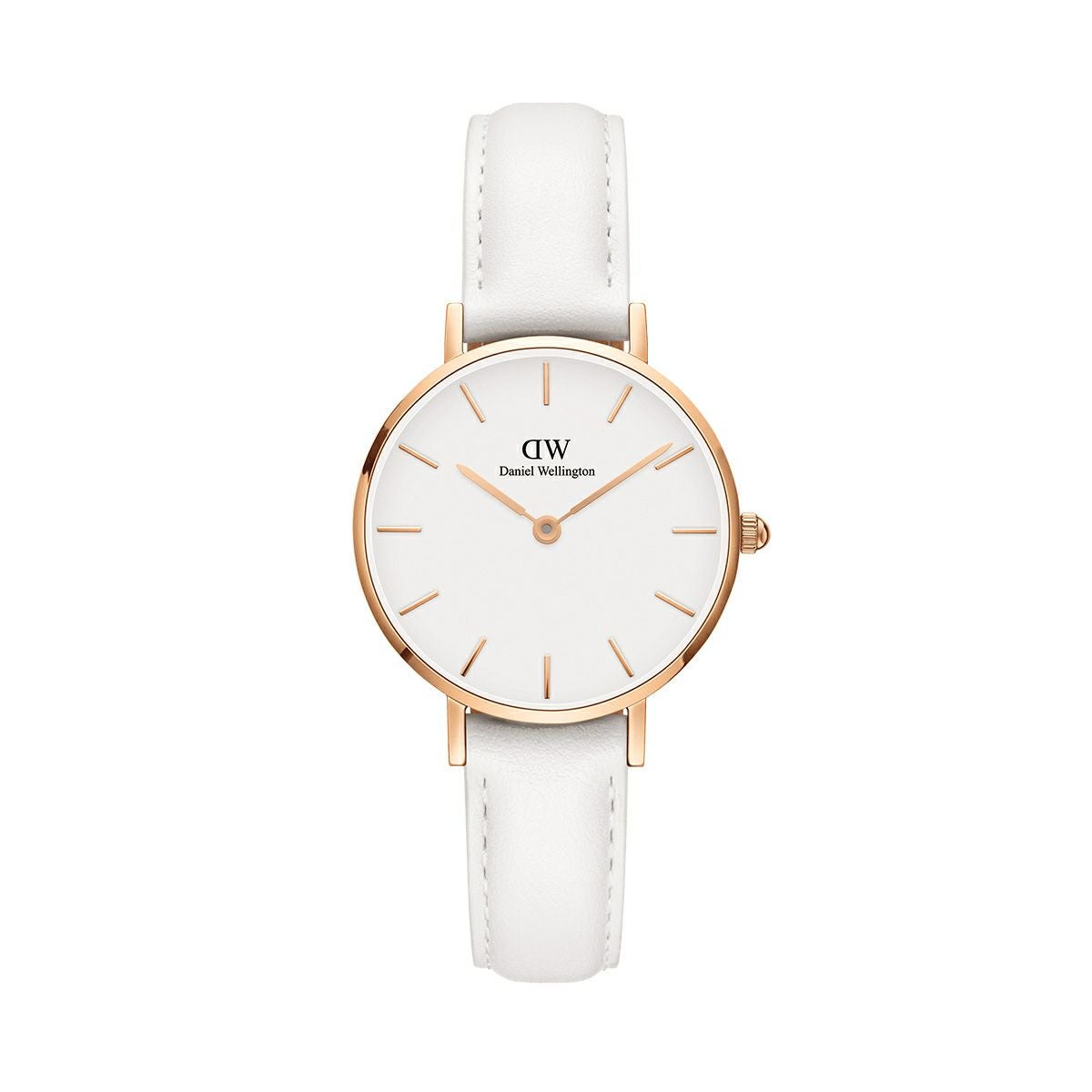 Daniel Wellington(ダニエルウェリントン) 腕時計美品  - B36S4 レディース ストライプ 白 Daniel Wellington（ダニエルウェリントン） 腕時計 時計 レディース
