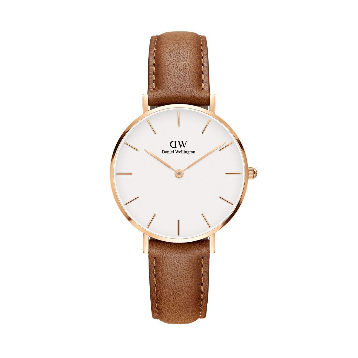 Daniel Wellington / ダニエルウェリントン クラシックペティット ホワイト ダラム ローズゴールド 32mmの公式ECサイト掲載画像