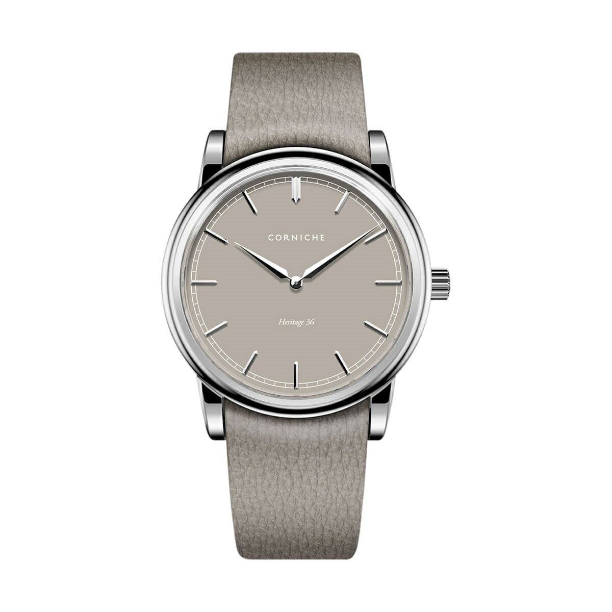 CORNICHE / コーニッシュ ヘリテージ Heritage 36 シルバー グレー グレー 36mmの公式ECサイト掲載画像