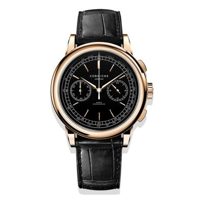 CORNICHE / コーニッシュ ヘリテージ Heritage クロノグラフ ブラック 
