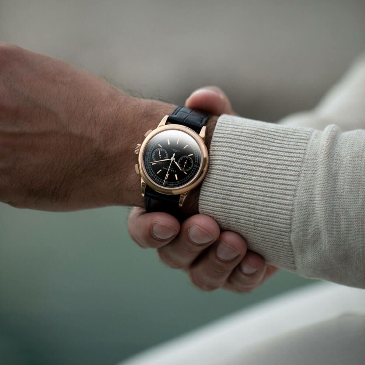 CORNICHE / コーニッシュ ヘリテージ Heritage クロノグラフ ブラック
