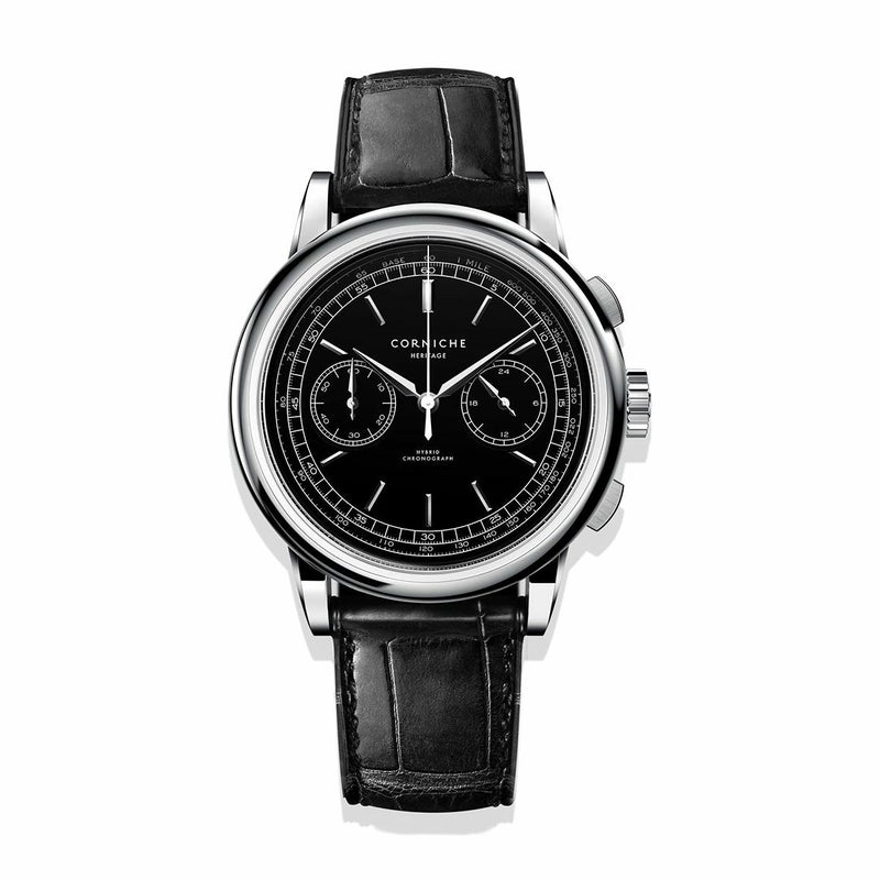 CORNICHE / コーニッシュ ヘリテージ Heritage クロノグラフ シルバーの公式ECサイト掲載画像