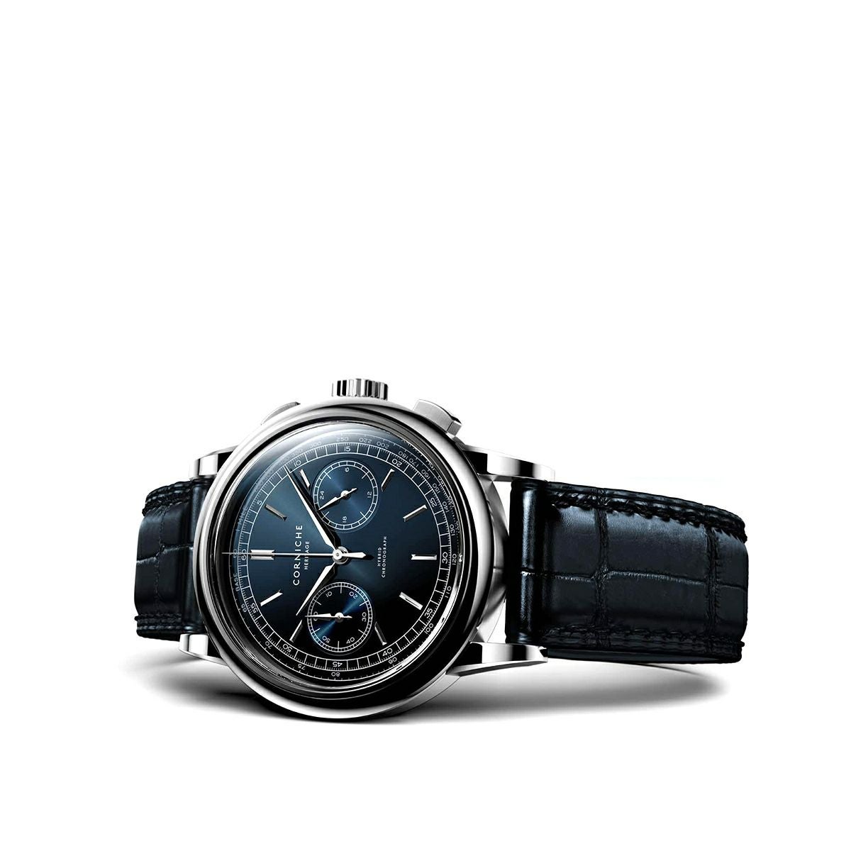CORNICHE / コーニッシュ ヘリテージ Heritage クロノグラフ ブルー