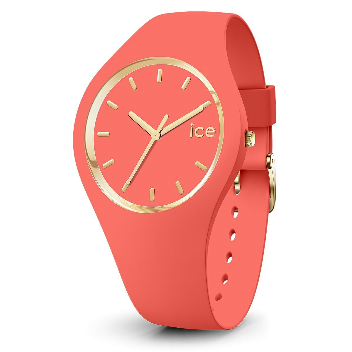 【HMS限定】ICE-WATCH / アイスウォッチ ICE glam colour アイス グラム カラー コーラル ミディアムの公式ECサイト掲載画像