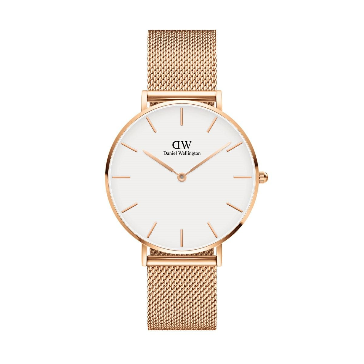 Daniel Wellington / ダニエルウェリントン ペティット メルローズ ローズゴールド ホワイト 36mmの公式ECサイト掲載画像