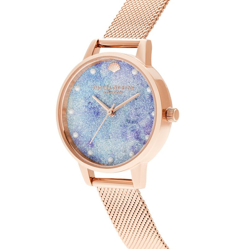 オリビア・バートン アンダーザシー ディープシーダイアル フォー パール マーカー & ローズ ゴールド メッシュ 商品詳細画像