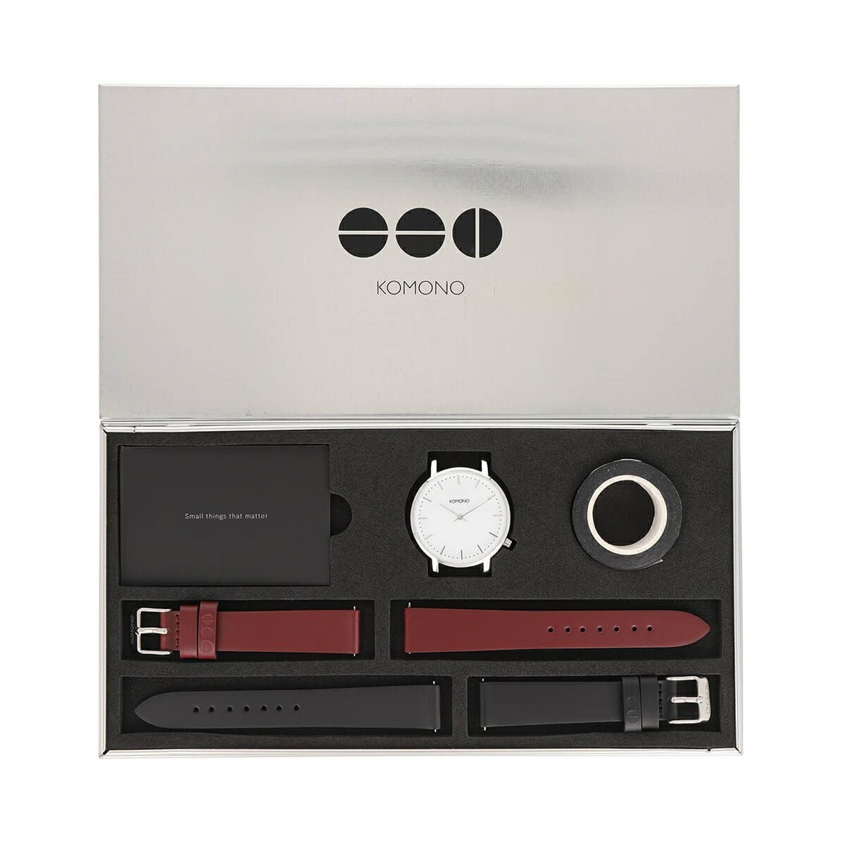 ギフトパック】KOMONO / コモノ ハーロウ シルバー グロッシー ケース