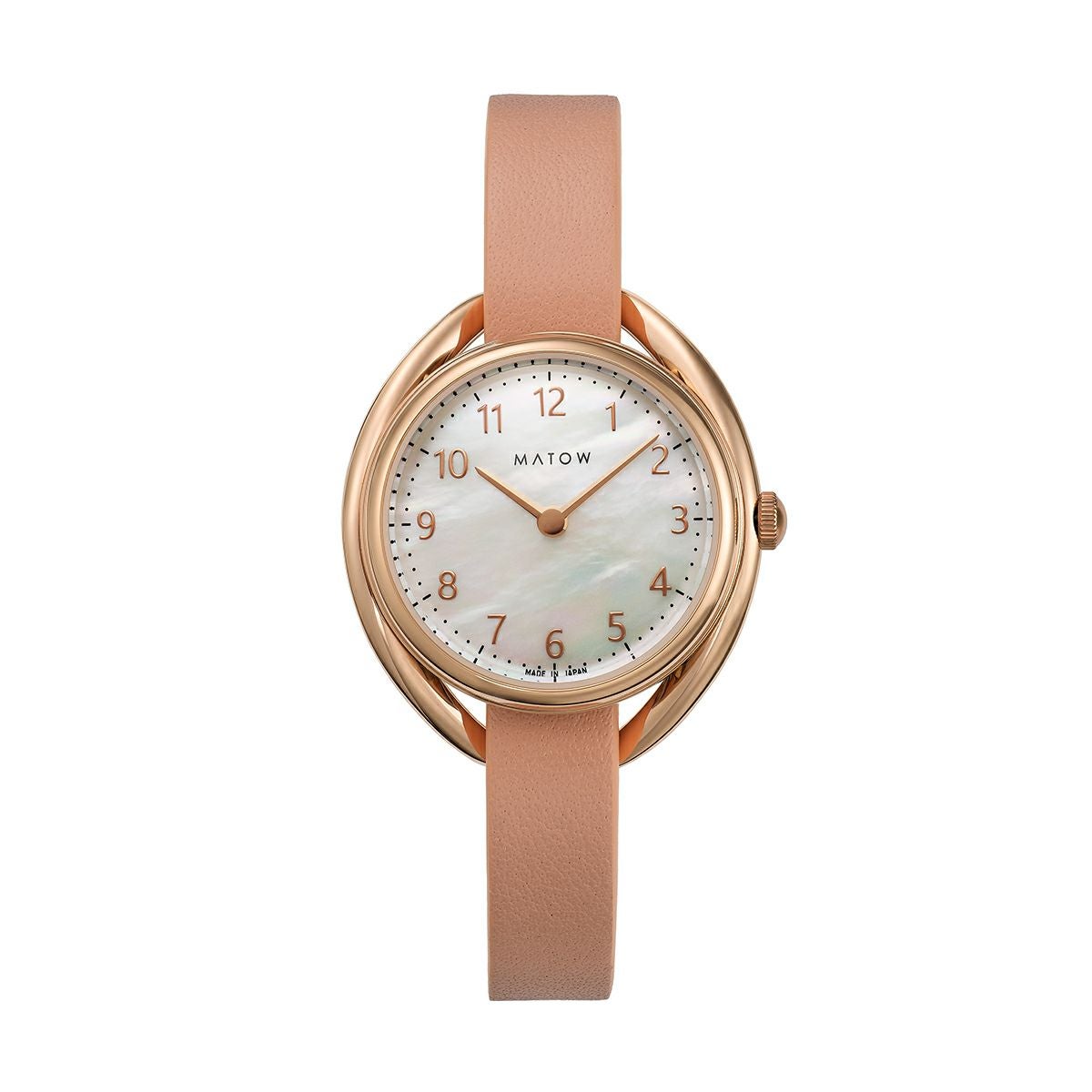 MATOW / マトウ Shiki HARU ラウンド ローズゴールド 千日紅 ソーラー