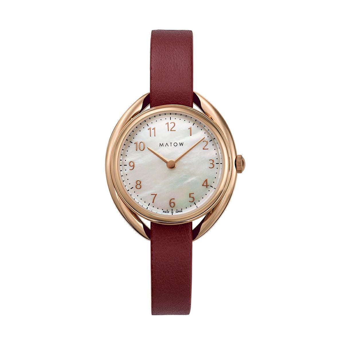MATOW / マトウ Shiki NATSU ラウンド ローズゴールド ユーカリ