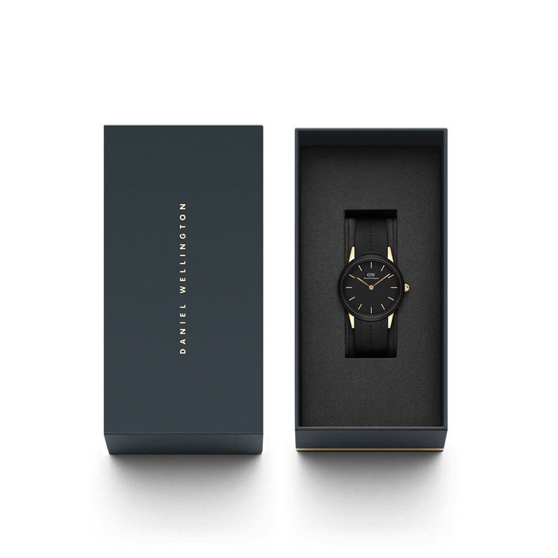 ダニエルウェリントン アイコニックモーション 32mm ローズゴールド ブラック 商品詳細画像