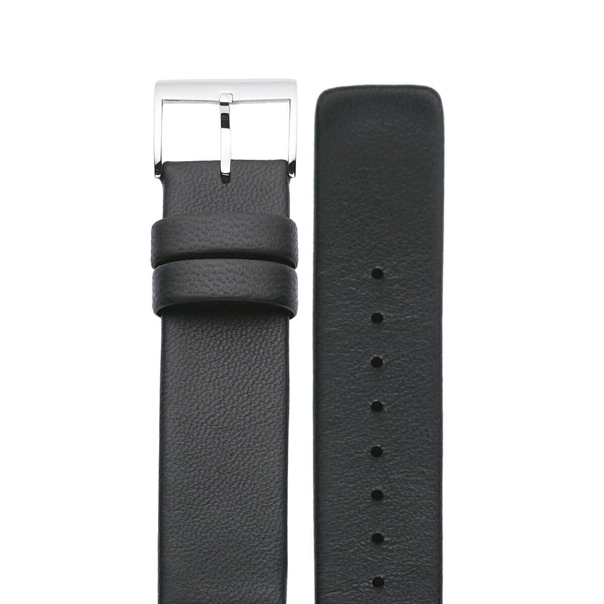 sazare / さざれ 替えベルト シルバー ホーニング ブラック シープ