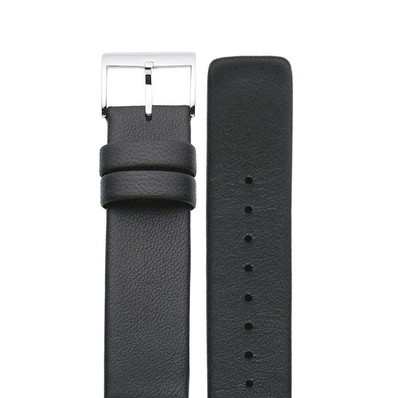 sazare / さざれ 替えベルト シルバー ミラー ブラック シープスキン レザーの公式ECサイト掲載画像