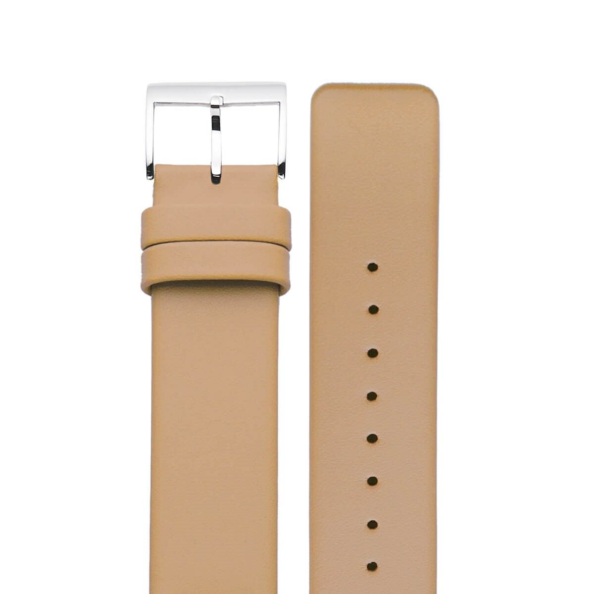 sazare / さざれ 替えベルト シルバー ミラー ベージュ カウレザーの公式ECサイト掲載画像