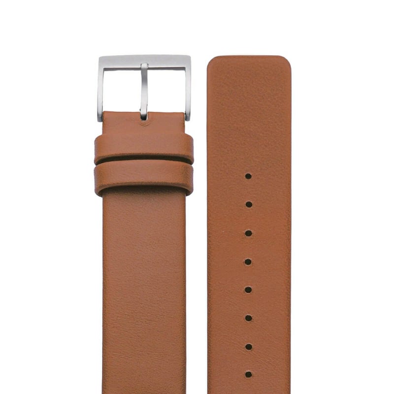 sazare / さざれ 替えベルト シルバー ホーニング ブラウン カウレザーの公式ECサイト掲載画像