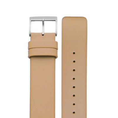 sazare / さざれ 替えベルト シルバー ホーニング ベージュ カウレザーの公式ECサイト掲載画像