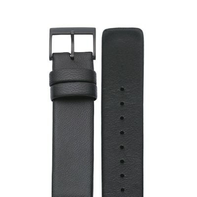 sazare / さざれ 替えベルト ブラック ホーニング ブラック シープスキン レザーの公式ECサイト掲載画像