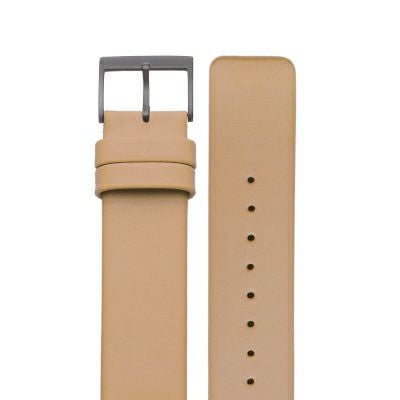 sazare / さざれ 替えベルト ブラック ホーニング ベージュ カウレザーの公式ECサイト掲載画像