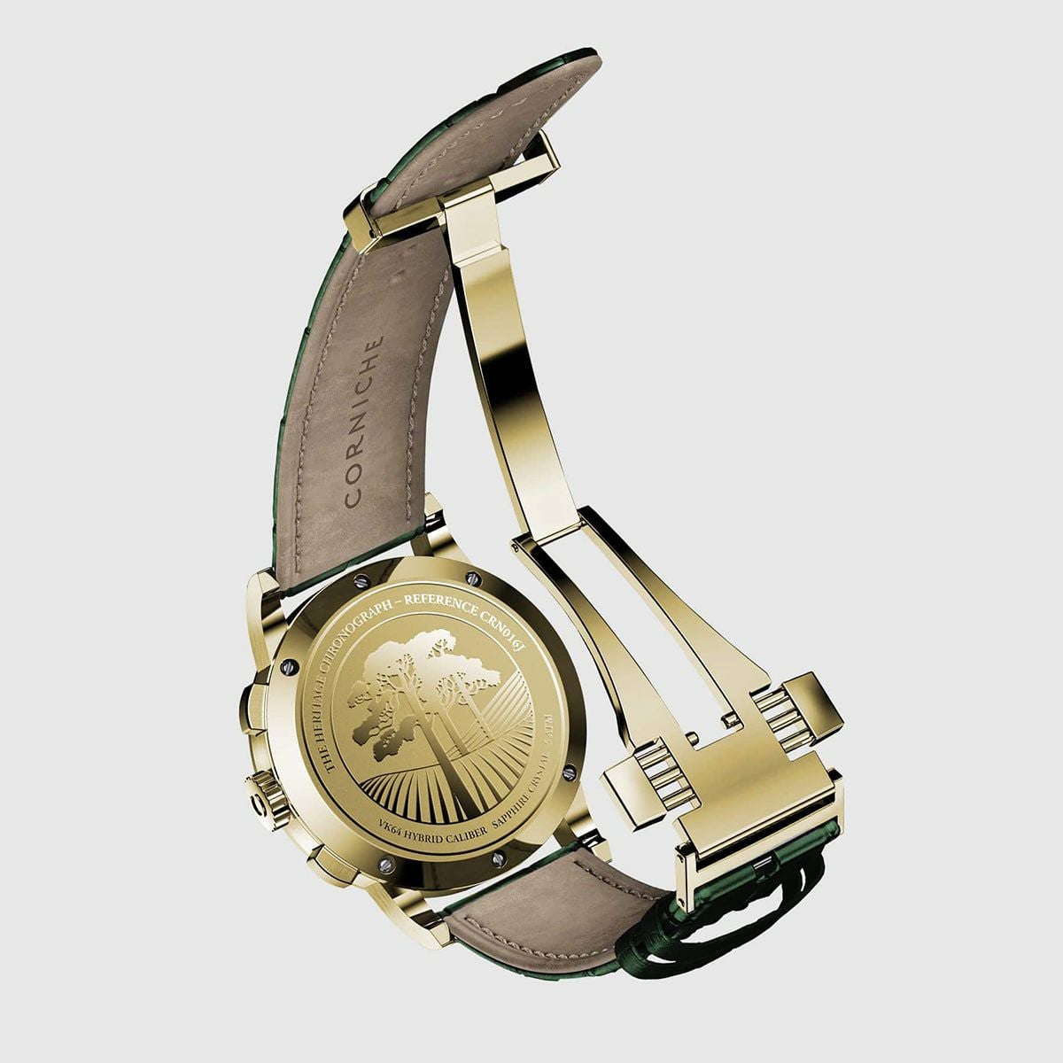 CORNICHE / コーニッシュ ヘリテージ クロノグラフ イエローゴールド