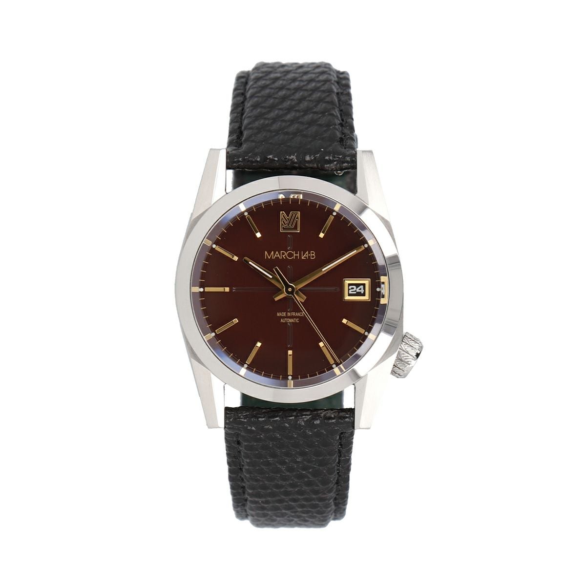 MARCH LA.B / マーチエルエービー AM69 オートマティック ボルドー レザールノワールの公式ECサイト掲載画像