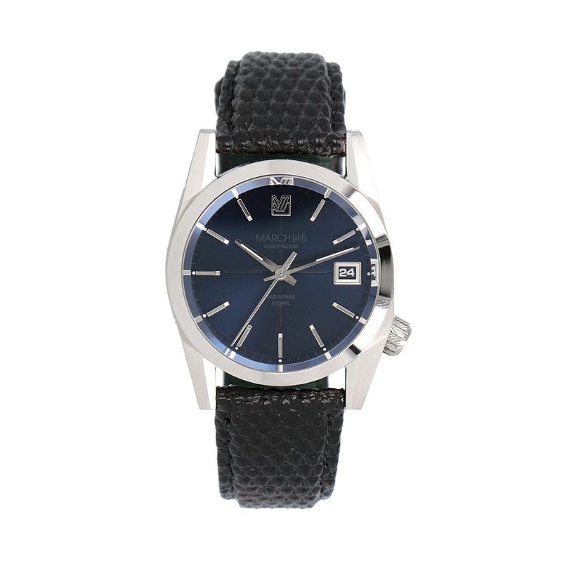 MARCH LA.B / マーチエルエービー AM69 オートマティック ネイビー レザールノワールの公式ECサイト掲載画像