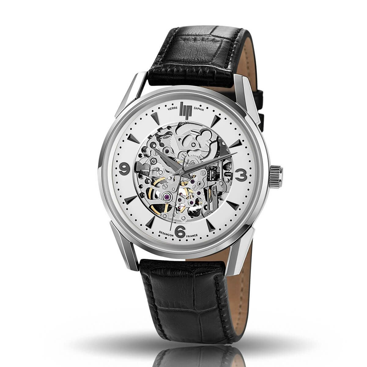 LIP / リップ ヒマラヤ 40mm スケルトン オートマチック シルバー