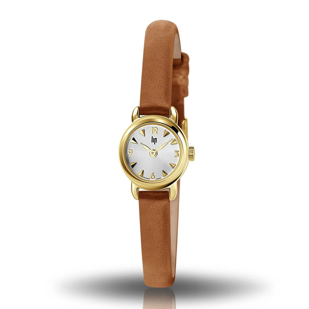 LIP リップ　腕時計 稼働 LIP / リップ アンリエット ゴールド ライトブラウン レザー