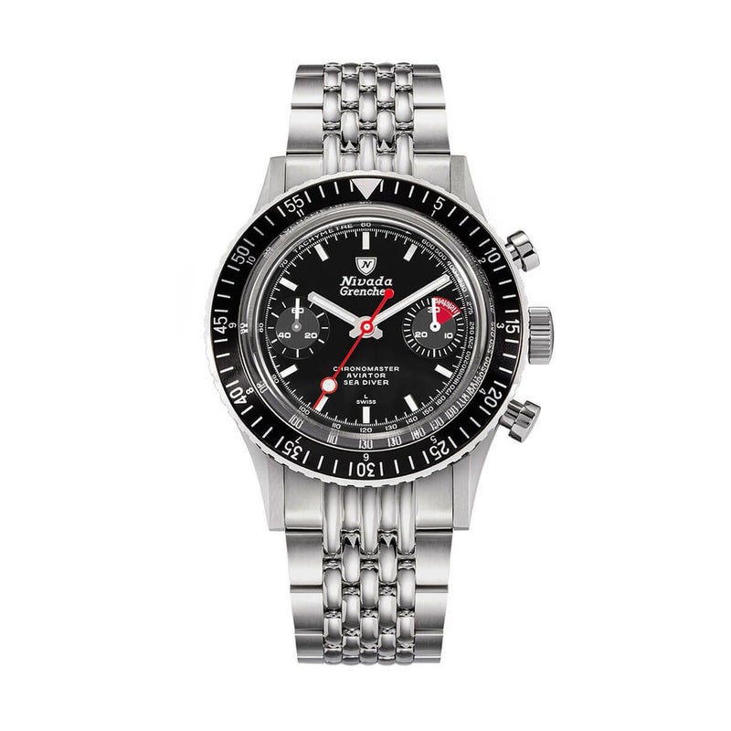 Nivada Grenchen /ニバダ グレンヒェン クロノマスター ロリポップ マニュアル ライスブレスレットの公式ECサイト掲載画像