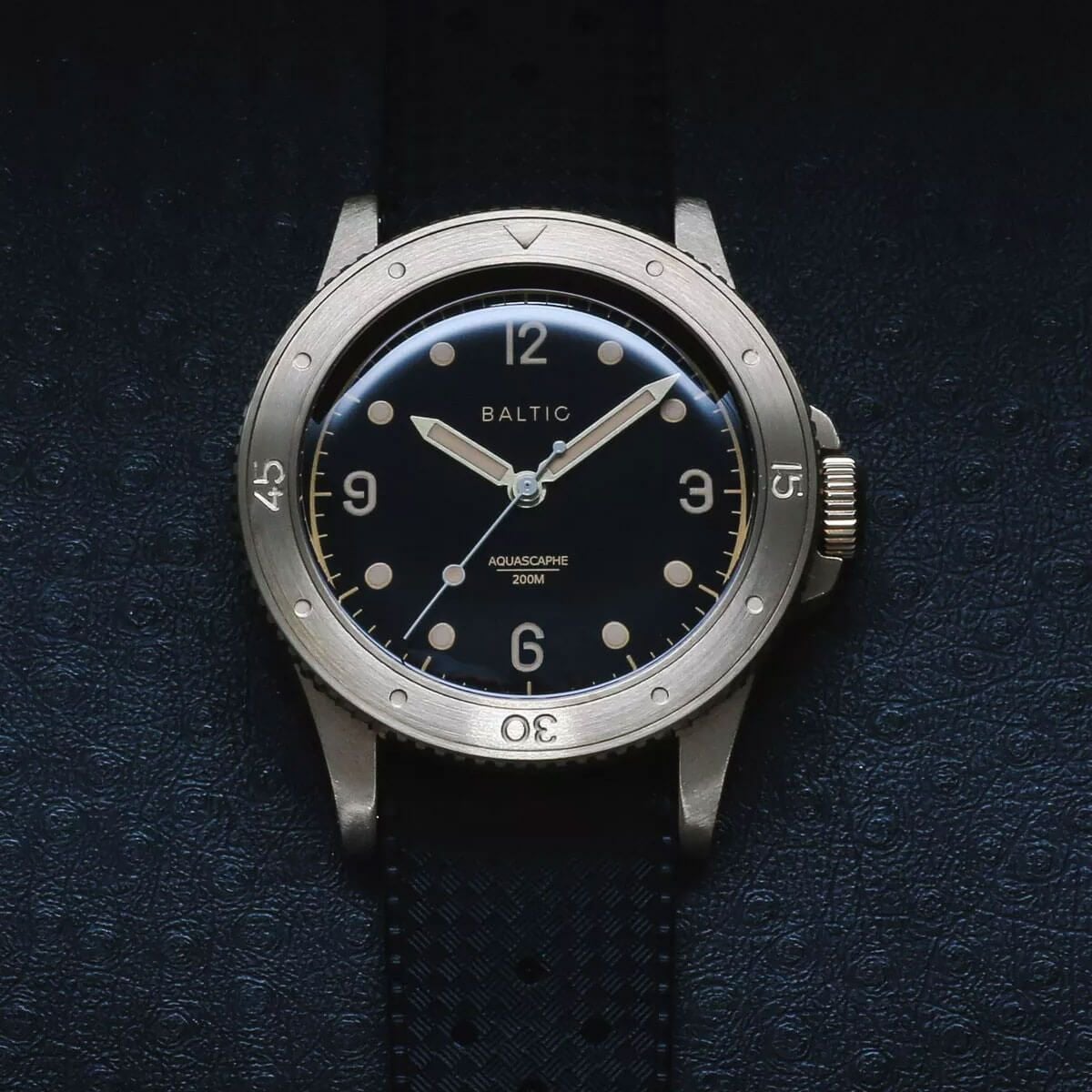 BALTIC バルチック アクアスカーフ ブロンズ ネイビーダイヤル フランス製 BALTIC / バルチック アクアスカーフ ブロンズ ブルーダイアル ブルー