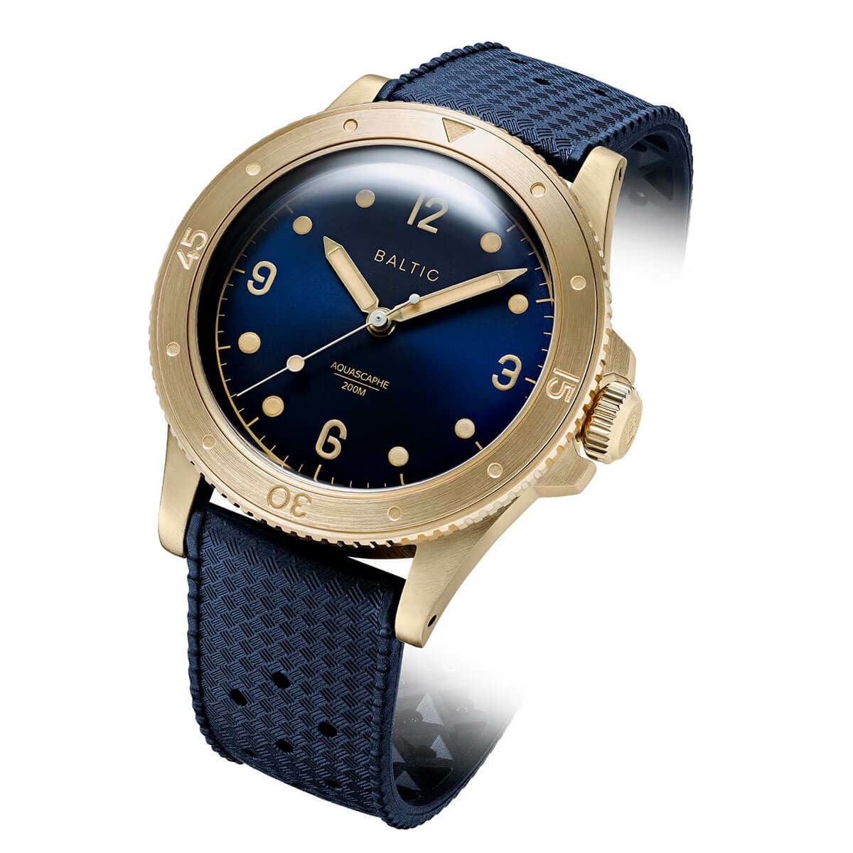 BALTIC バルチック アクアスカーフ ブロンズ ネイビーダイヤル フランス製 BALTIC / バルチック アクアスカーフ ブロンズ ブルーダイアル ブルー
