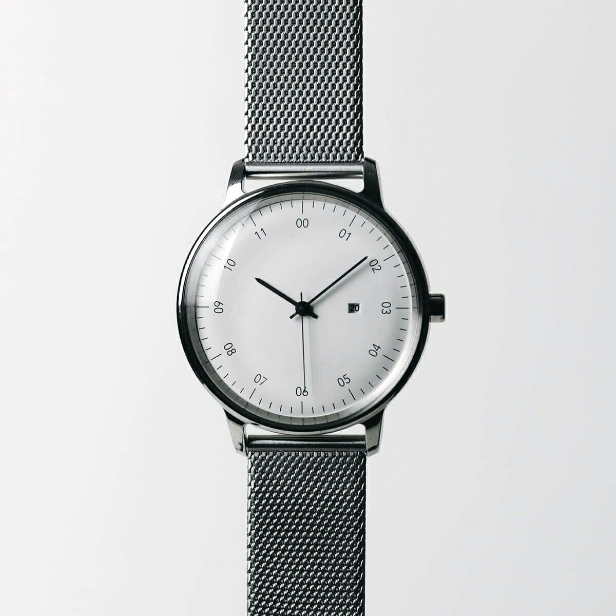 sazare / さざれ 替えベルト シルバー メッシュ 腕時計替えベルト