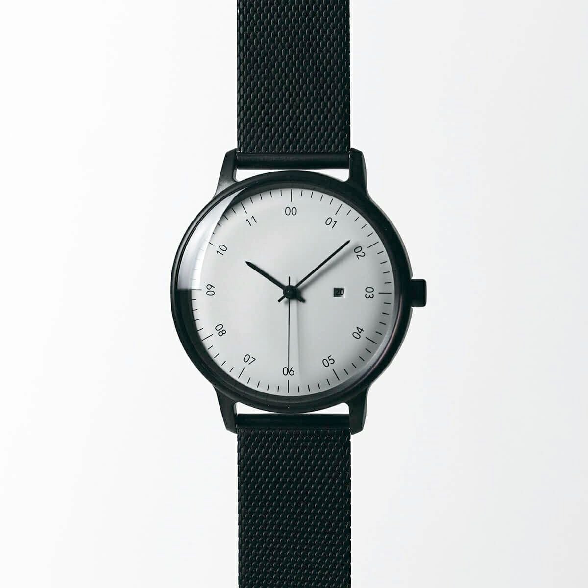 sazare / さざれ 替えベルト ブラック メッシュ 腕時計替えベルト