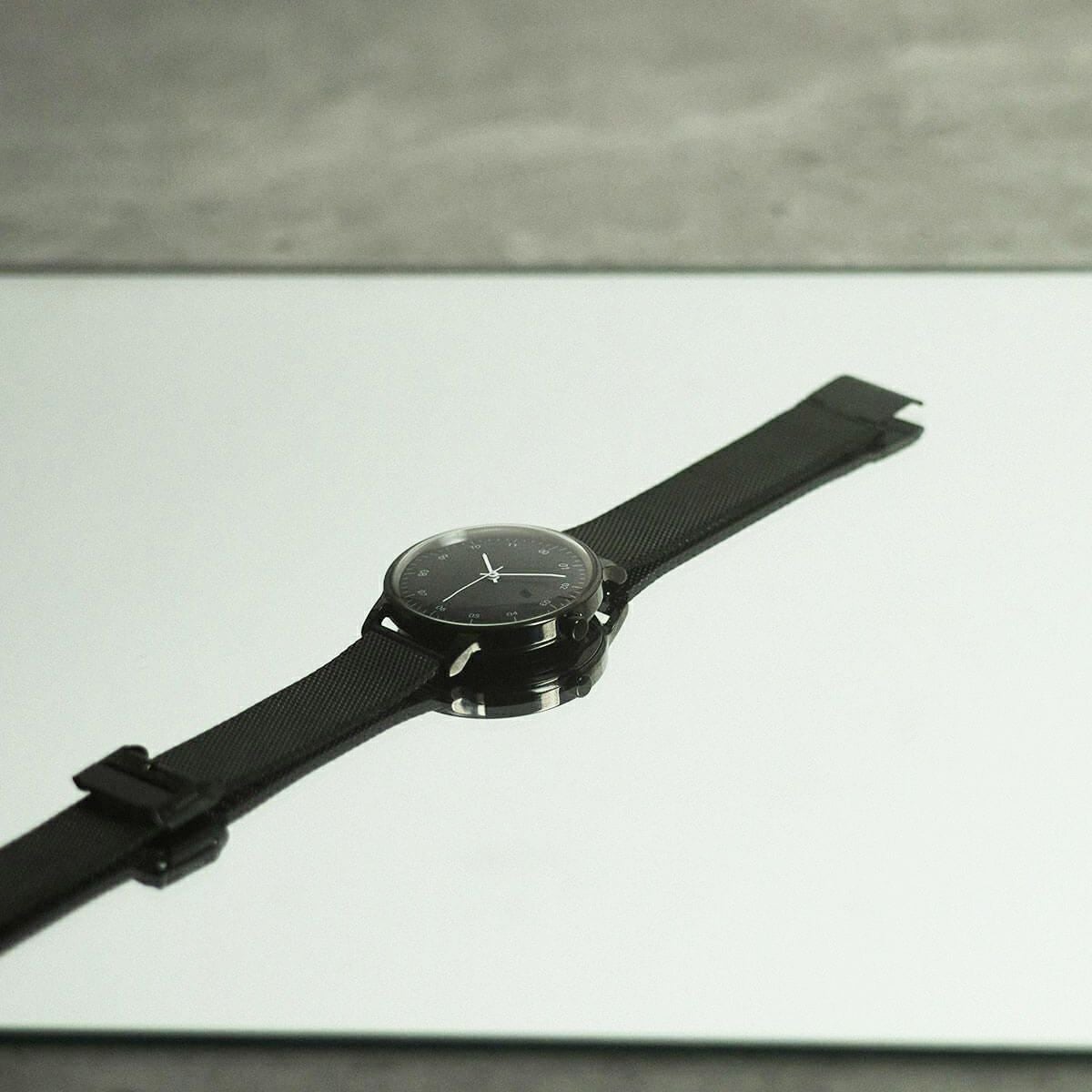 sazare / さざれ 替えベルト ブラック メッシュ 腕時計替えベルト