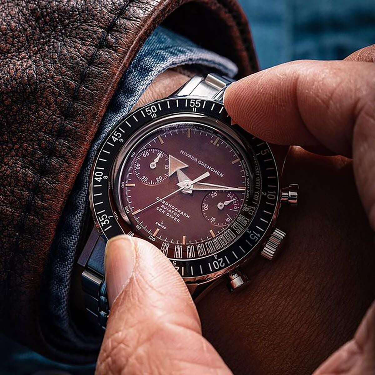 Nivada Grenchen / ニバダ グレンヒェン クロノマスター ブロード