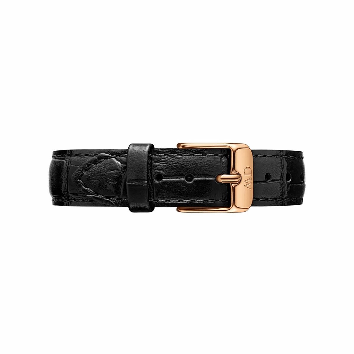 Daniel Wellington / ダニエルウェリントン クラシックペティット 32mm用 付替バンド クラシックペティット レザーリストバンド リーディング/ローズゴールド 14mmの公式ECサイト掲載画像