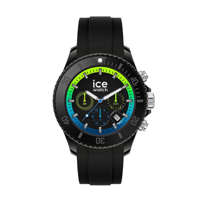 ICE-WATCH / アイスウォッチ ICE chrono アイスクロノ ブラックライム エクストララージの公式ECサイト掲載画像
