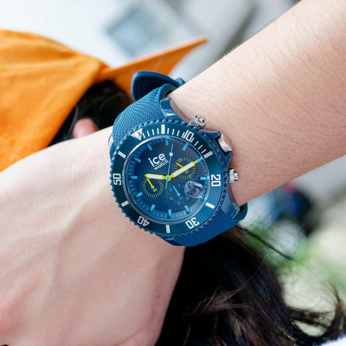 ICE-WATCH / アイスウォッチ ICE chrono アイスクロノ ブルーライム