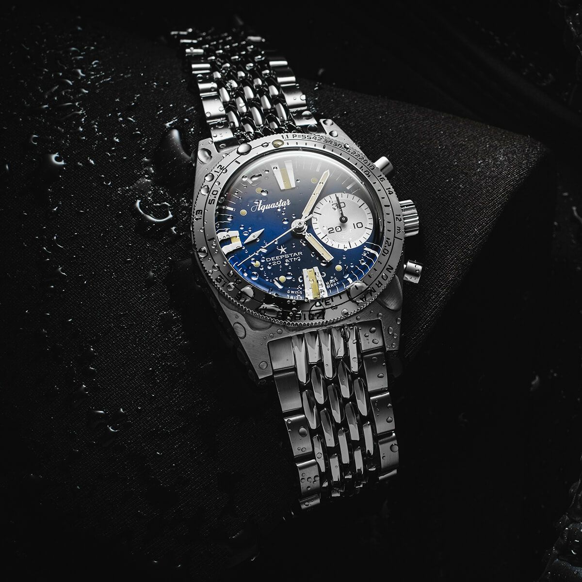 AQUASTAR / アクアスター 2022 Aquastar Deepstar 39mm Chronograph
