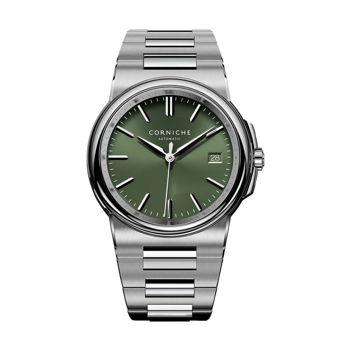 Corniche Watches / コーニッシュ ラグランデコーニッシュ ステンレススチール グリーンダイヤルの公式ECサイト掲載画像