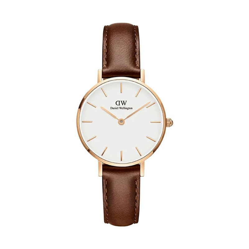 Daniel Wellington / ダニエルウェリントンクラシックペティット ホワイト セントモーズ/ローズゴールド 28mmの公式ECサイト掲載画像