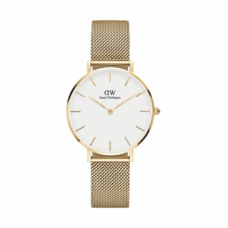 Daniel Wellington / ダニエルウェリントンペティット 32mm エバーゴールド ゴールド ホワイトの公式ECサイト掲載画像