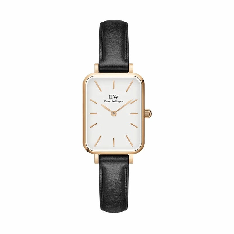 Daniel Wellington / ダニエルウェリントンクアドロ シェフィールド ローズゴールド/ホワイト 20mmの公式ECサイト掲載画像