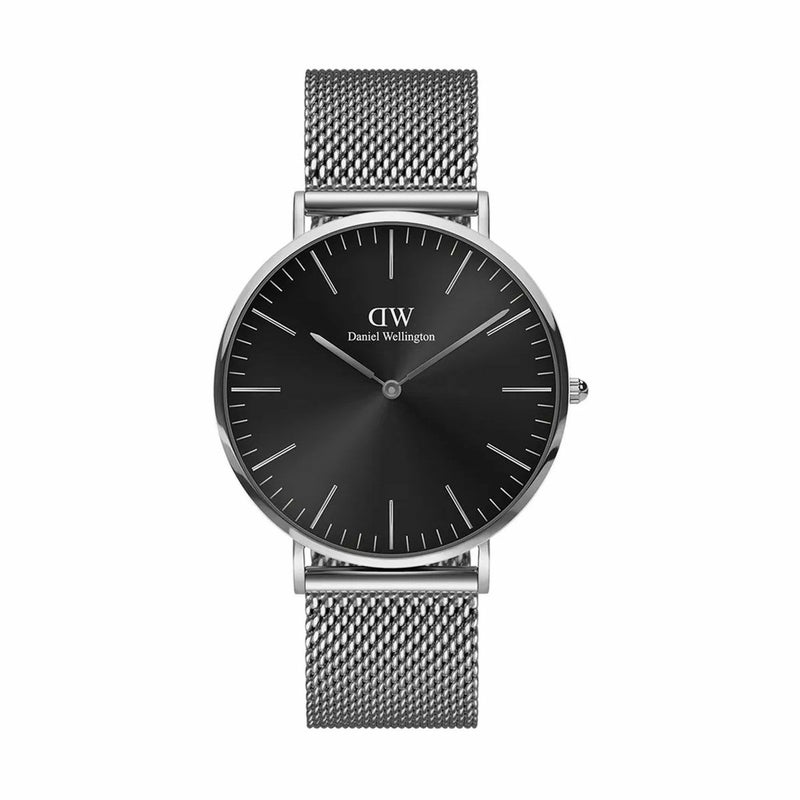 Daniel Wellington / ダニエルウェリントンクラシック 40mm スターリングシルバー オニキスの公式ECサイト掲載画像