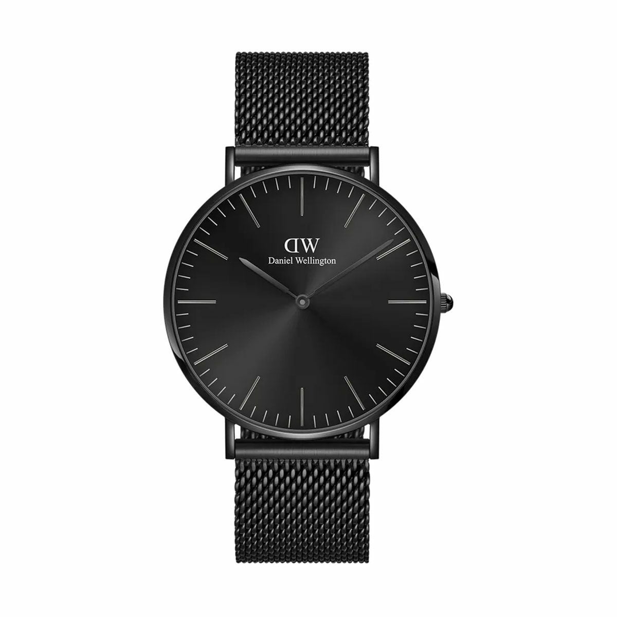 Daniel Wellington / ダニエルウェリントンクラシック 40mm メッシュ オニキス ブラックの公式ECサイト掲載画像
