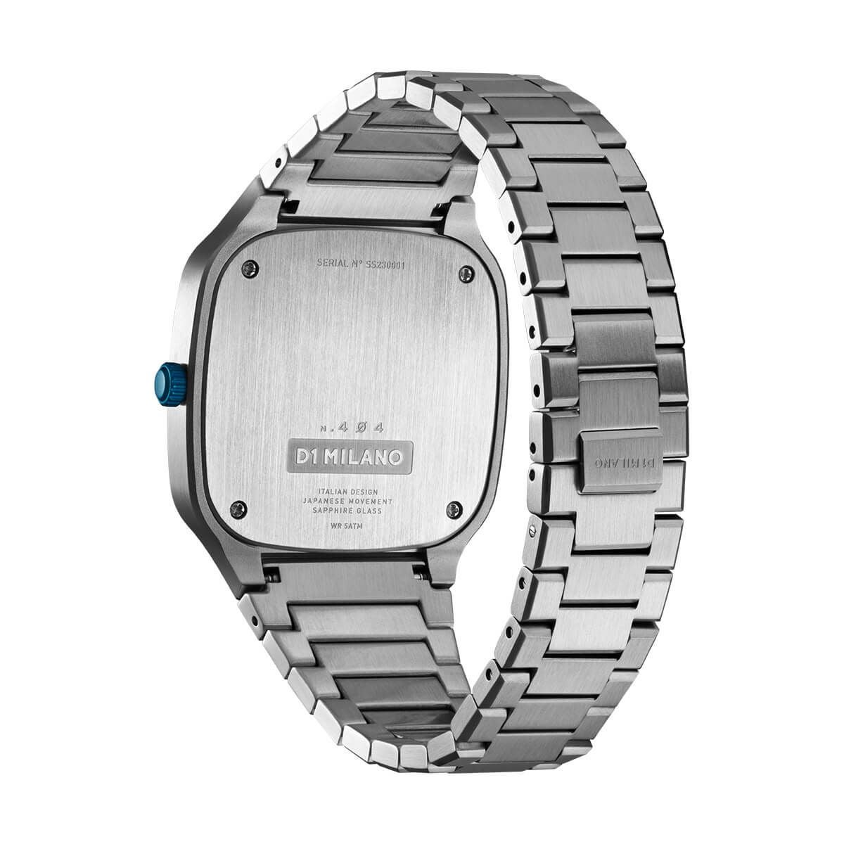 ディーワンミラノ 【美品】SQBJ04 SQUARE スクエア 37mm クォーツ D1 MILANO / ディーワンミラノ スクエア ブレスレット 37mm シルバー