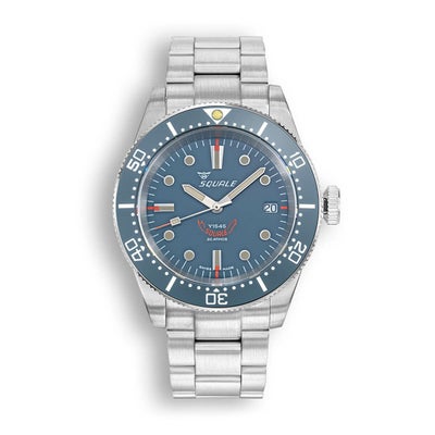 SQUALE / スクワーレ 1545 グレー ブレスレット / グレーベゼル グレーダイヤル シルバー ステンレススチール ブレスレット 20mmの公式ECサイト掲載画像