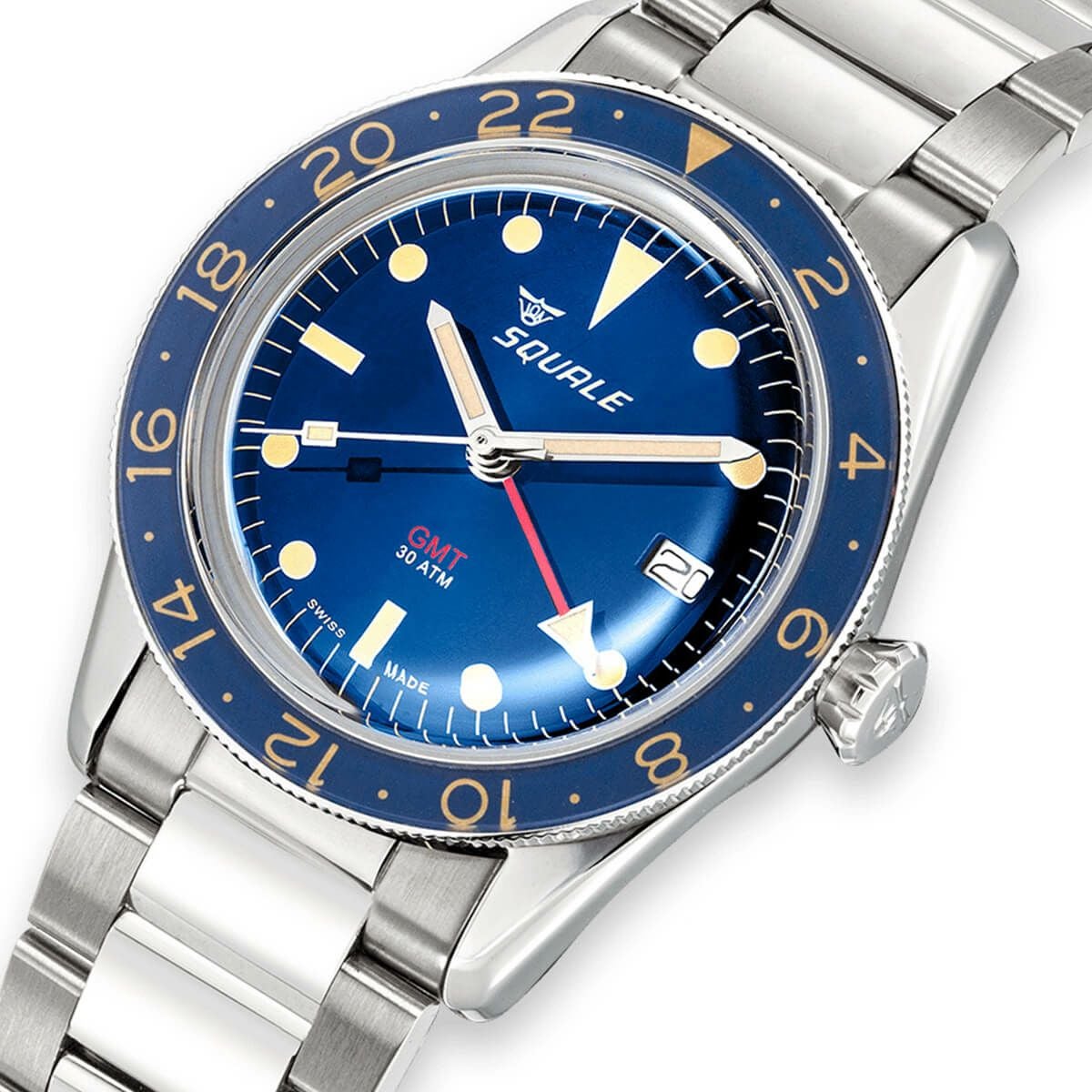 受注販売】SQUALE / スクワーレ SUB-39 GMT ヴィンテージ ブルー
