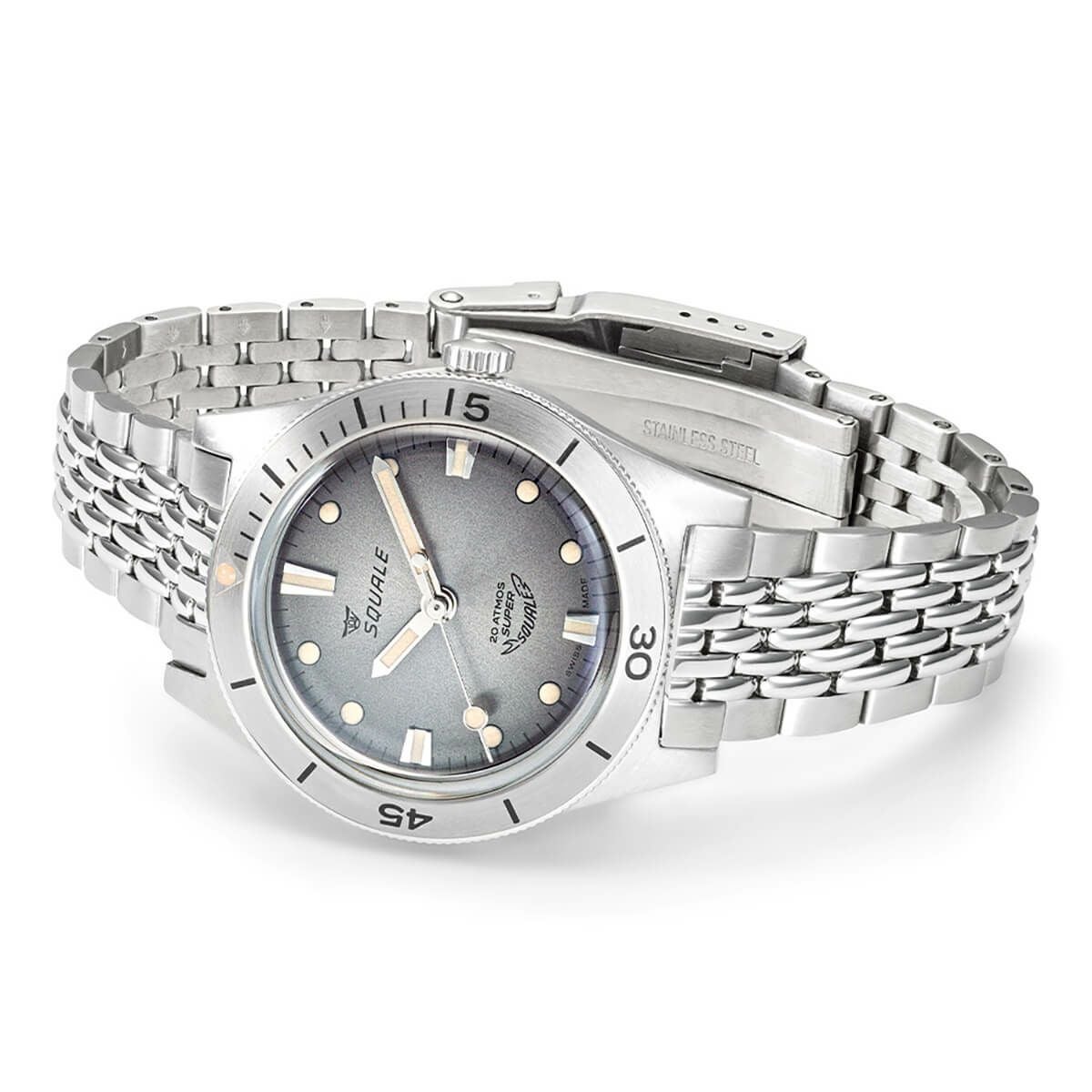 SQUALE / スクワーレ Super-Squale サンレイ グレー ブレスレット