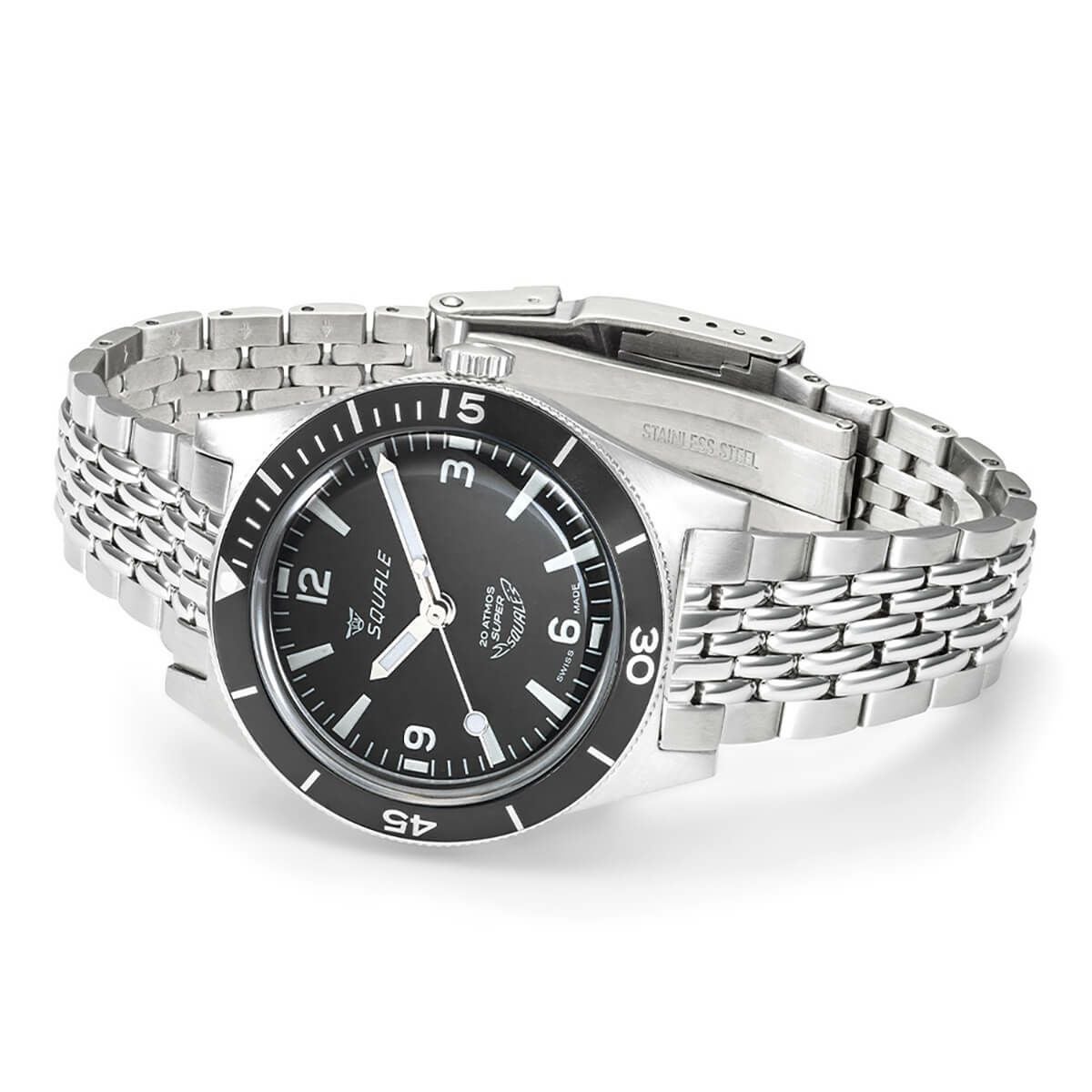 SQUALE / スクワーレ Super-Squale アラビックナンバー ブラック
