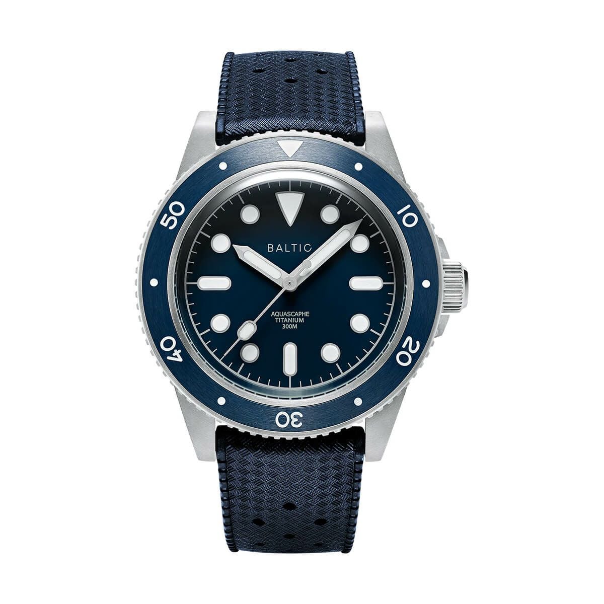 BALTIC WATCHES / バルチックアクアスカーフ チタニウム41 ブルートロピックラバーベルトの公式ECサイト掲載画像